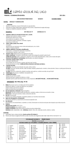 GU&Iacute;A - Centro Escolar del Lago