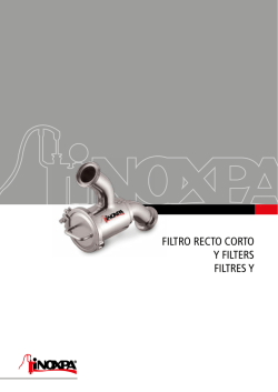 FILTRO RECTO CORTO Y FILTERS FILTRES Y