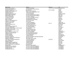 Listado de las estaciones de pago AAA