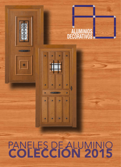 PANELES DE ALUMINIO