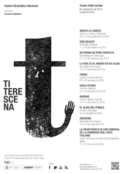 titerescena 2015/2016 - Centro Dram&aacute;tico Nacional