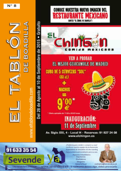revista - El tabl&oacute;n de Boadilla