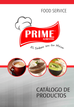 FOOD SERVICE - Prime Alimentos