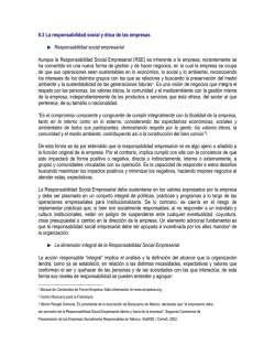II.3 La responsabilidad social y &eacute;tica de las empresas