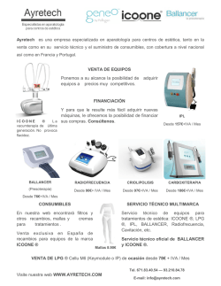 VENTA DE EQUIPOS Ponemos a su alcance la posibilidad de
