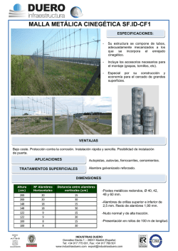 malla met&aacute;lica cineg&eacute;tica sf.id-cf1