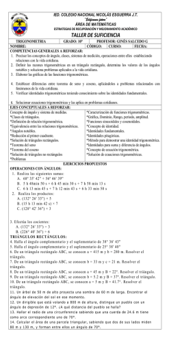 gines salcedo - matem&aacute;ticas 10&ordm; - Colegio Nacional Nicolas Esguerra