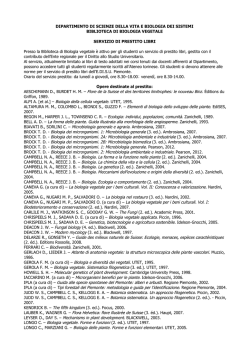 Elenco libri disponibili per il prestito studenti