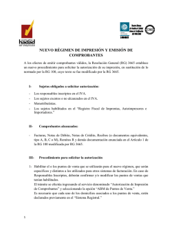 MODIFICACIONES A LOS REG&Iacute;MENES DE IMPRESI&Oacute;N Y EMISI&Oacute;N