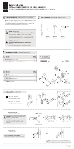 Installation Instructions