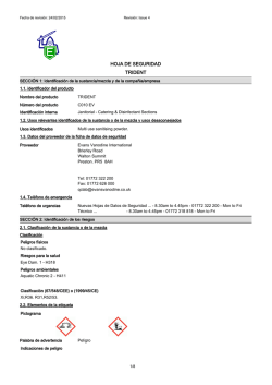 HOJA DE SEGURIDAD TRIDENT