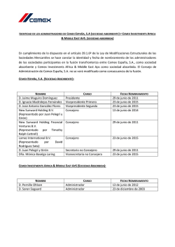 En cumplimiento de lo dispuesto en el art&iacute;culo 39.1.6&ordf; de la