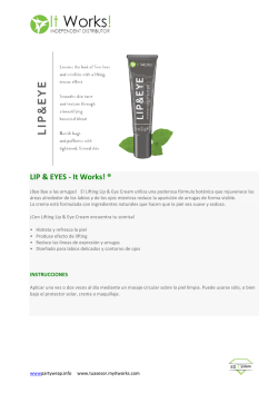 LIP & EYES -‐ It Works! &reg;