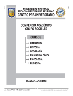 grupo sociales - Universidad Nacional Micaela Bastidas de Apur&iacute;mac