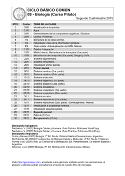 CICLO B&Aacute;SICO COM&Uacute;N 08 - Biolog&iacute;a (Curso Piloto)