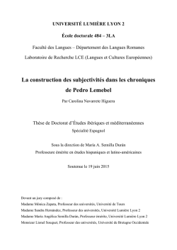 navarrete_c_these - Les th&egrave;ses de l`Universit&eacute; Lumi&egrave;re Lyon 2