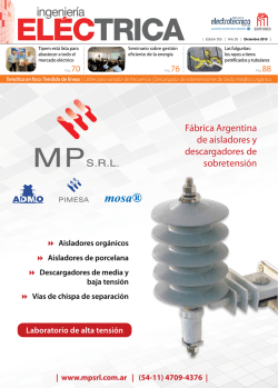 F&aacute;brica Argentina de aisladores y descargadores de