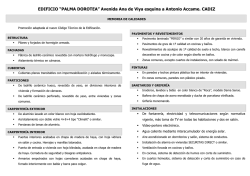 EDIFICIO &ldquo;PALMA DOROTEA&rdquo; Avenida Ana de Viya esquina a