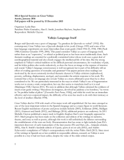 Vallejo: Language Itself