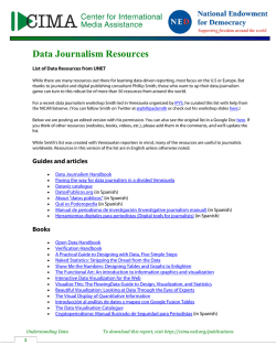 Data Journalism Resources - Center for International Media