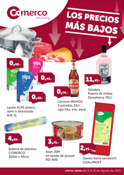 Leche ALPS entera, semi o desnatada brik 1L At&uacute;n JSM en aceite