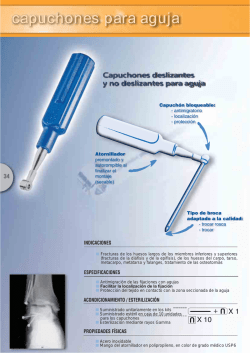 capuchones para aguja