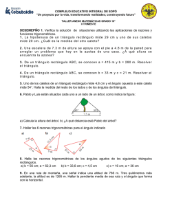 TALLER 10&deg; MATEM&Aacute;TICAS II