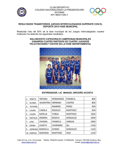 conoce a nuestras deportistas y sus valiosos resultados aqui