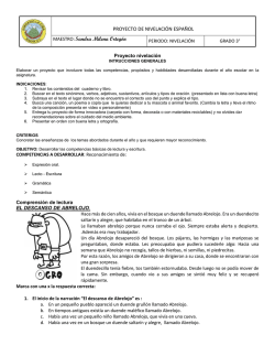 Tercero Espa&ntilde;ol - Gimnasio La Cima