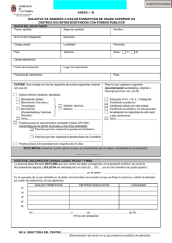 Ciclos Formativos de Grado Superior