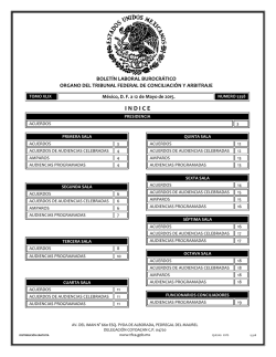 12 - Tribunal Federal de Conciliaci&oacute;n y Arbitraje