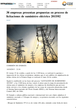 Casi cuarenta empresas presentan propuestas para