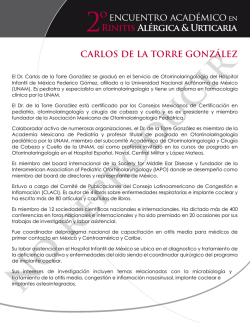 CARLOS DE LA TORRE GONZ&Aacute;LEZ
