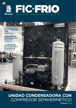 UNIDAD CONDENSADORA CON COMPRESOR