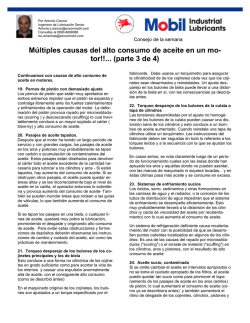 Consejo 000-Consumo de aceite parte 3