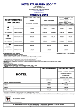 HOTEL RTA GARDEN LIDO *** HOTEL