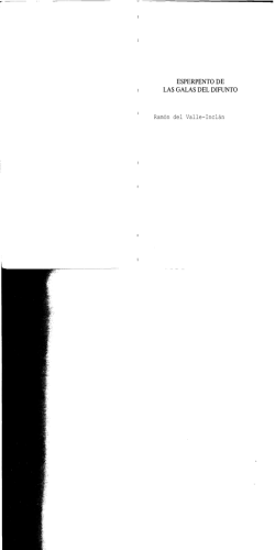 Las galas del difunto