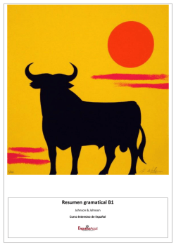 Resumen gramatical B1