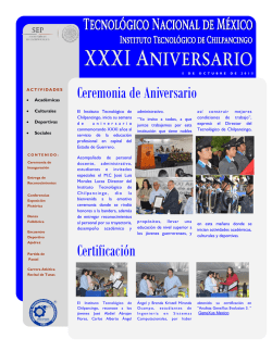 Ceremonia de Aniversario Certificaci&oacute;n