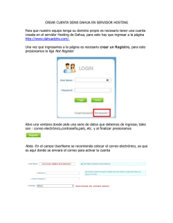 CREAR CUENTA DDNS DAHUA