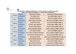 1&ordm; 2&ordm; 3&ordm; 4&ordm; - Facultad de Filolog&iacute;a
