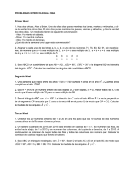 Intercolegial - OMA San Isidro