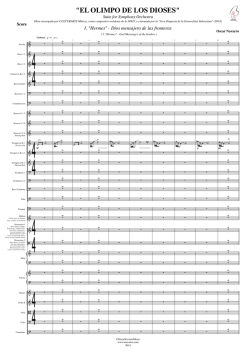 "EL OLIMPO DE LOS DIOSES"