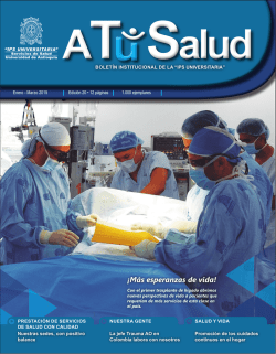 &iexcl;M&aacute;s esperanzas de vida!