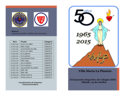 programa - Colegio Villa Mar&iacute;a La Planicie