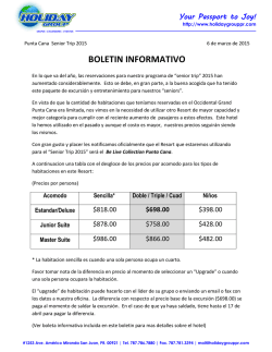 BOLETIN INFORMATIVO