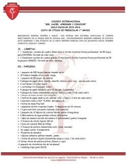 Preescolar 1 - Colegio Internacional