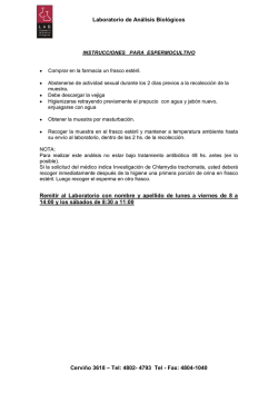 INSTRUCCIONES PARA ESPERMOCULTIVO