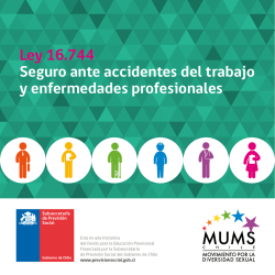 Ley 16.744 Seguro ante accidentes del trabajo y