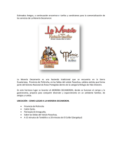 HACIENDA LA MORERIA DECAMERON &ndash; Quito